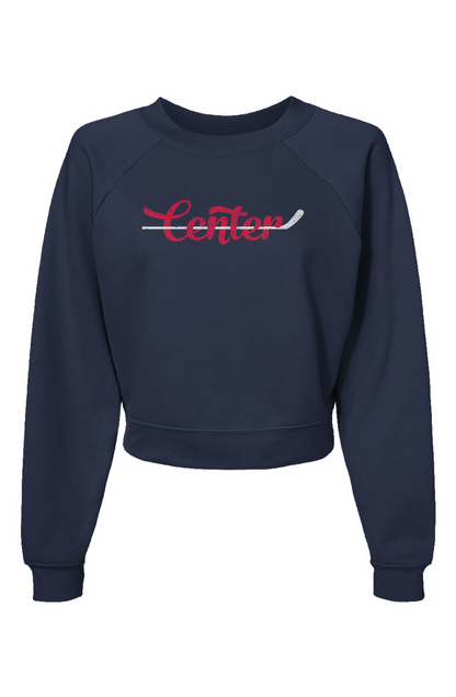Raglan Rival Center Pullover Navy Blue | Barn Garb Hockey Threads