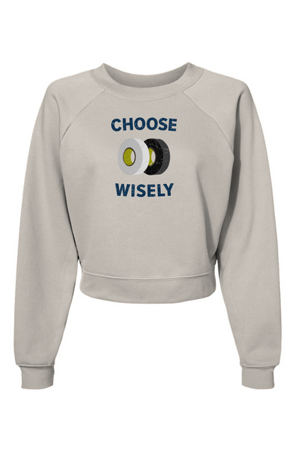 Raglan Rival Choose Wisely Pullover Vintage White | Barn Garb Hockey Threads