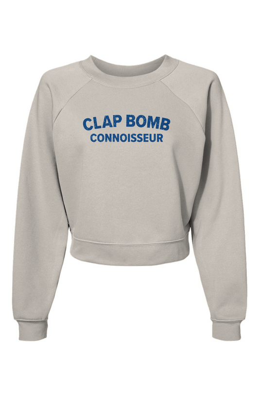 Raglan Rival Clap Bomb Connoisseur Pullover Vintage White | Barn Garb Hockey Threads