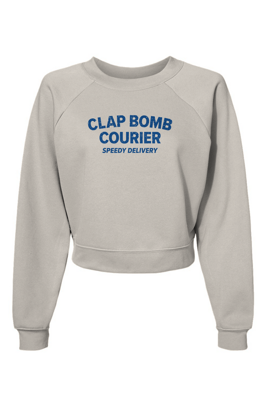 Raglan Rival Clap Bomb Courier Pullover Vintage White | Barn Garb Hockey Threads