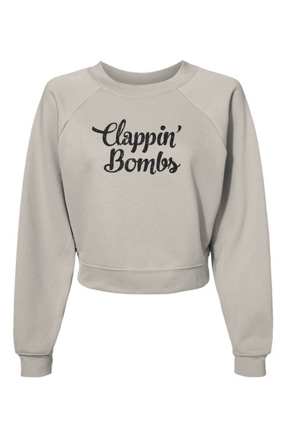 Raglan Rival Clappin' Bombs Pullover Vintage White | Barn Garb Hockey Threads