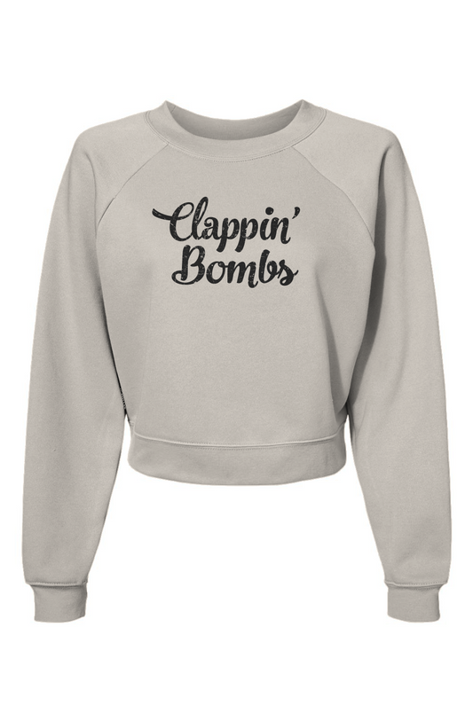 Raglan Rival Clappin' Bombs Pullover Vintage White | Barn Garb Hockey Threads