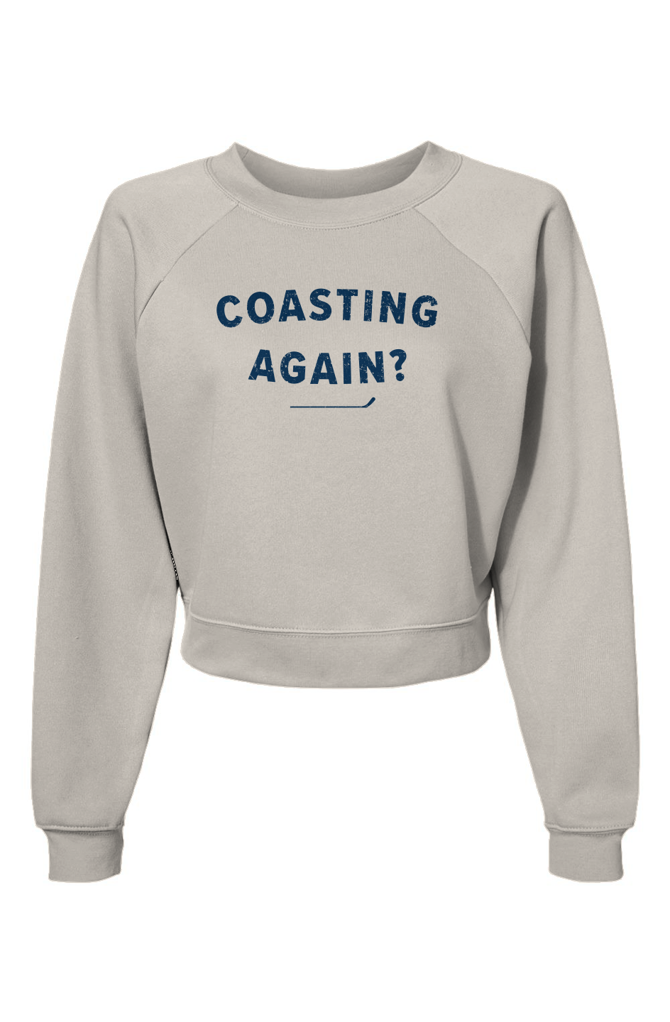 Raglan Rival Coasting Again? Pullover Vintage White | Barn Garb Hockey Threads