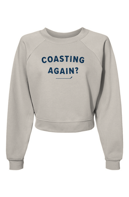 Raglan Rival Coasting Again? Pullover Vintage White | Barn Garb Hockey Threads