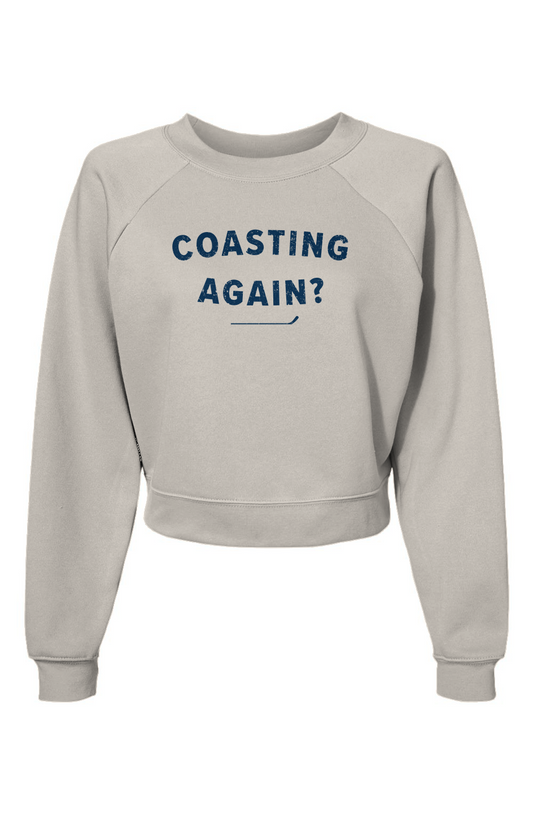Raglan Rival Coasting Again? Pullover Vintage White | Barn Garb Hockey Threads