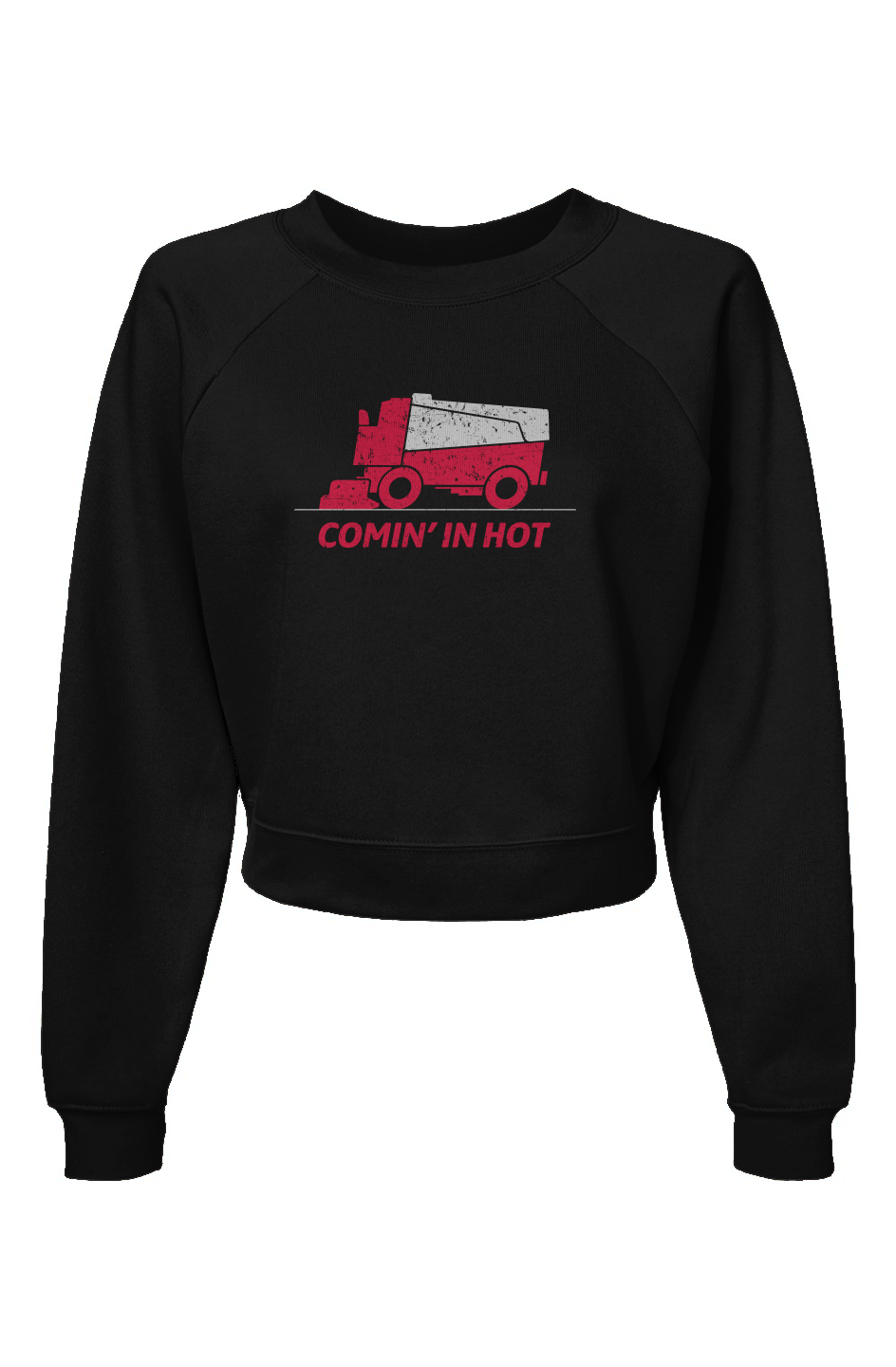 Raglan Rival Comin' in Hot Pullover Black | Barn Garb Hockey Threads