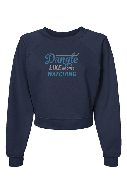 Raglan Rival Dangle Like No One's Watching Pullover Fleece Navy Blue | Barn Garb Hockey Threads