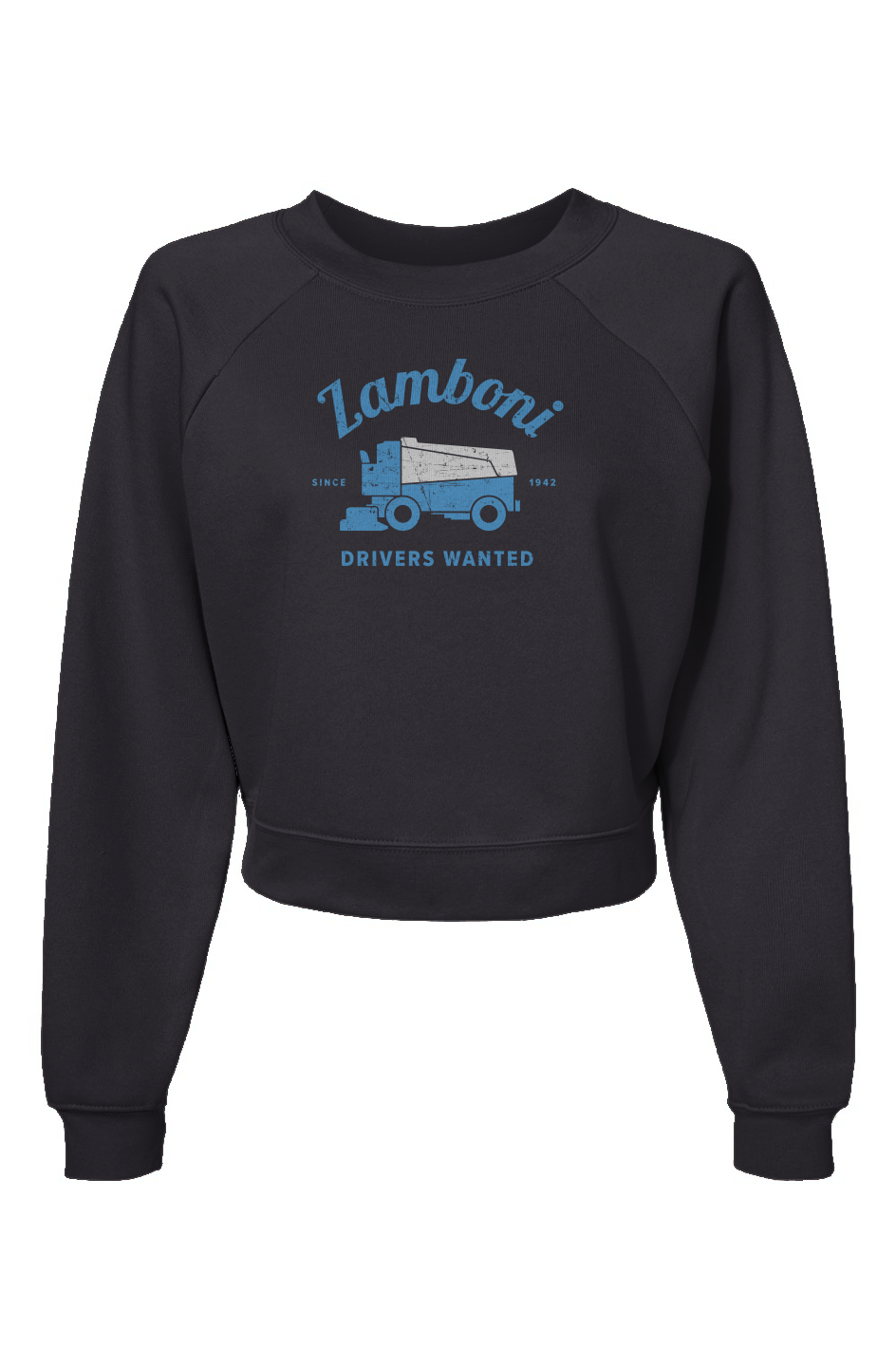 Raglan Rival Drivers Wanted Pullover Fleece Dark Grey | Barn Garb Hockey Threads