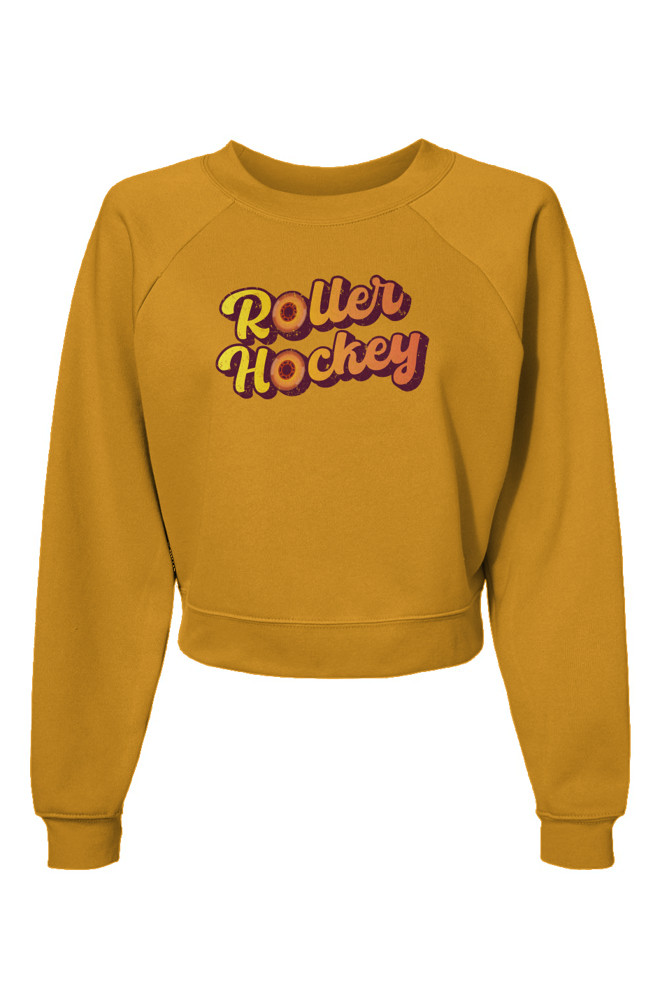 Raglan Rival Feeling Groovy Roller Hockey Pullover Heather Mustard | Barn Garb Hockey Threads