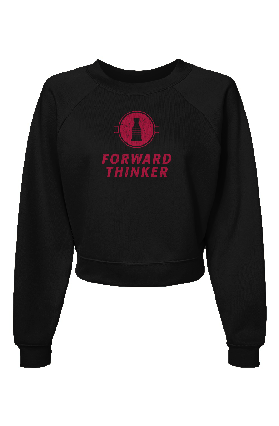 Raglan Rival Forward Thinker Pullover Black | Barn Garb Hockey Threads