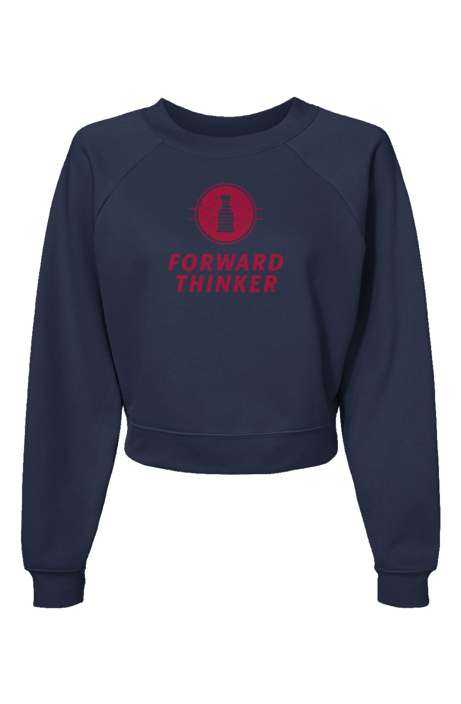Raglan Rival Forward Thinker Pullover Navy Blue | Barn Garb Hockey Threads
