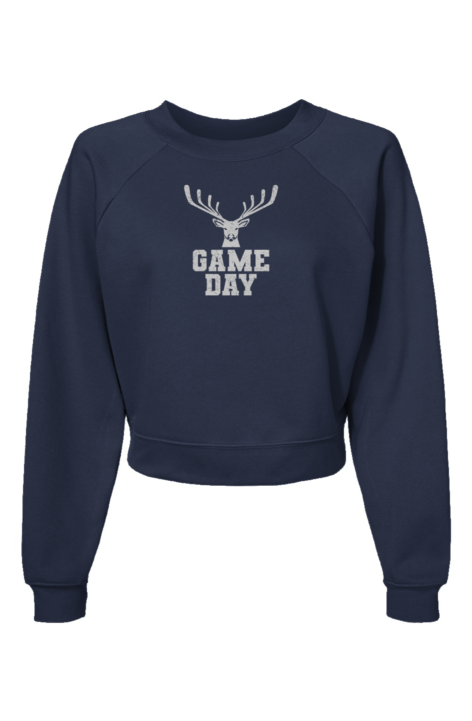 Raglan Rival Game Day Buck Pullover Navy Blue | Barn Garb Hockey Threads