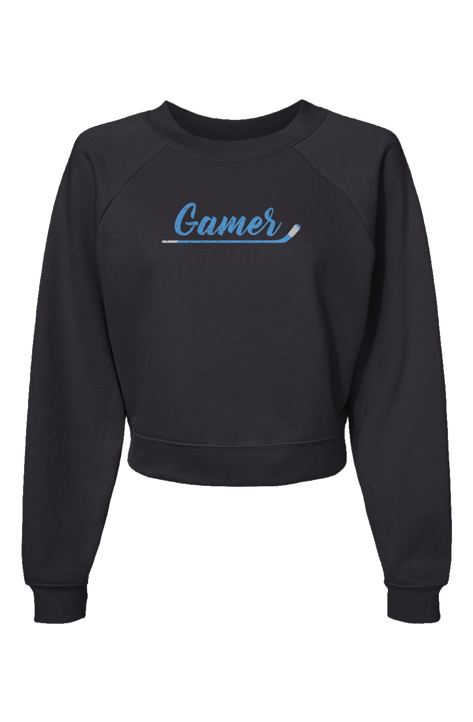 Raglan Rival Gamer Pullover Charcoal | Barn Garb Hockey Threads