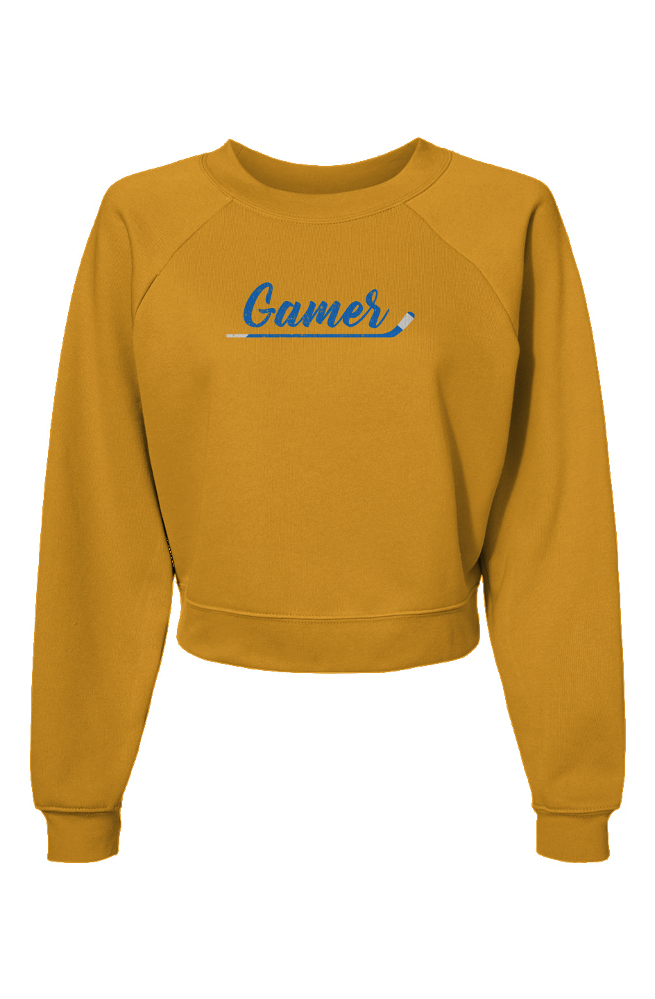 Raglan Rival Gamer Pullover Heather Mustard | Barn Garb Hockey Threads