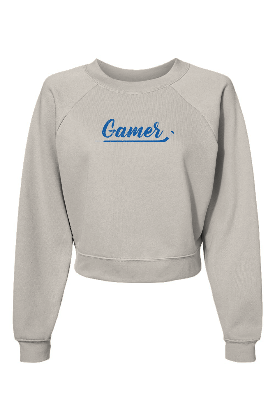 Raglan Rival Gamer Pullover Vintage White | Barn Garb Hockey Threads