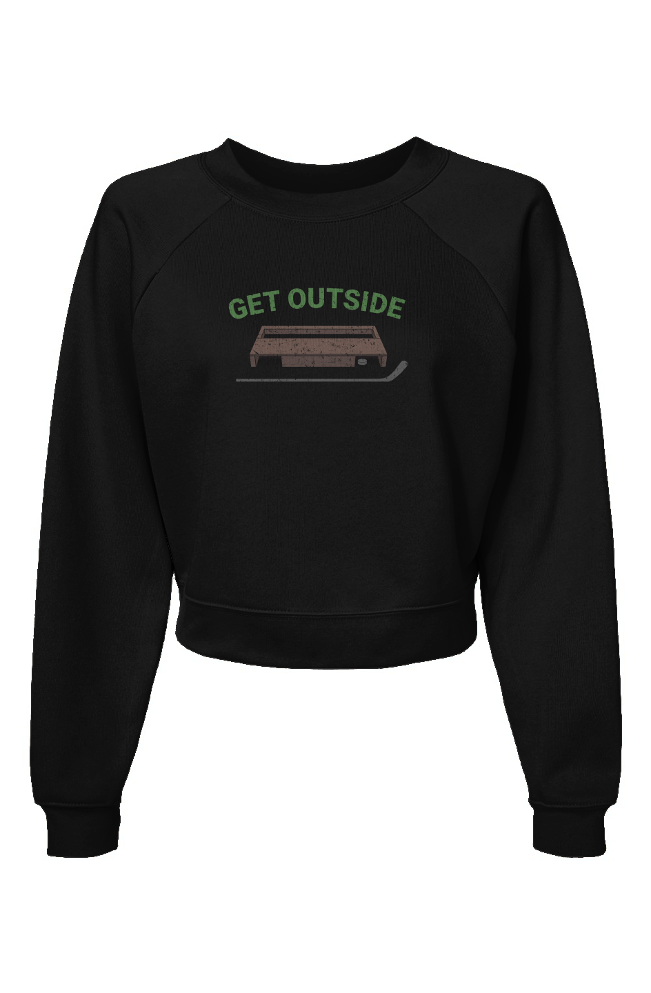 Raglan Rival Get Outside Pullover Black | Barn Garb Hockey Threads