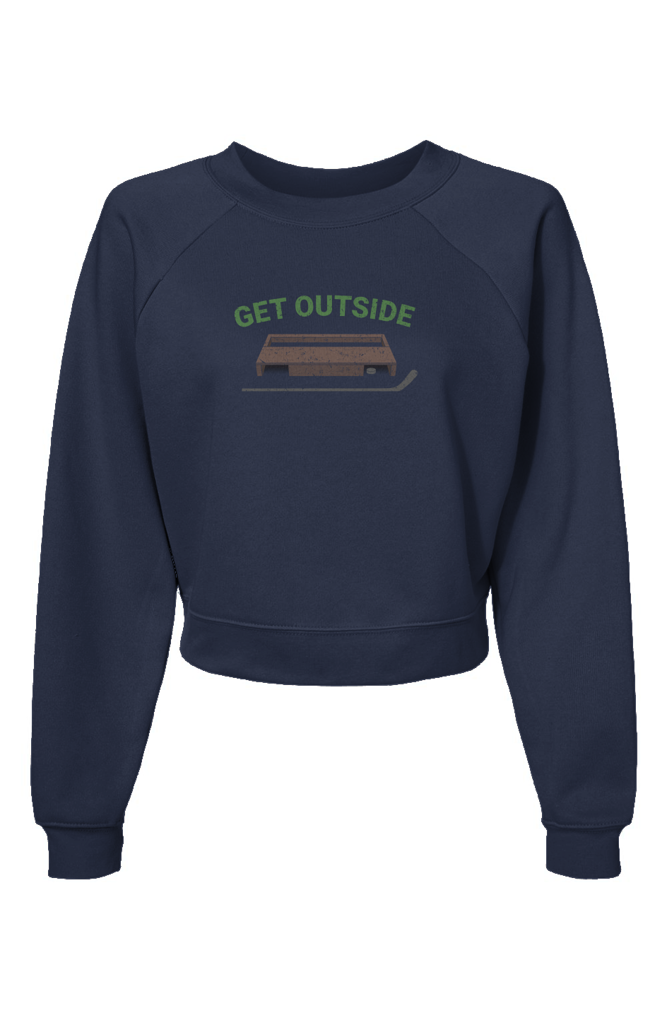 Raglan Rival Get Outside Pullover Navy Blue | Barn Garb Hockey Threads