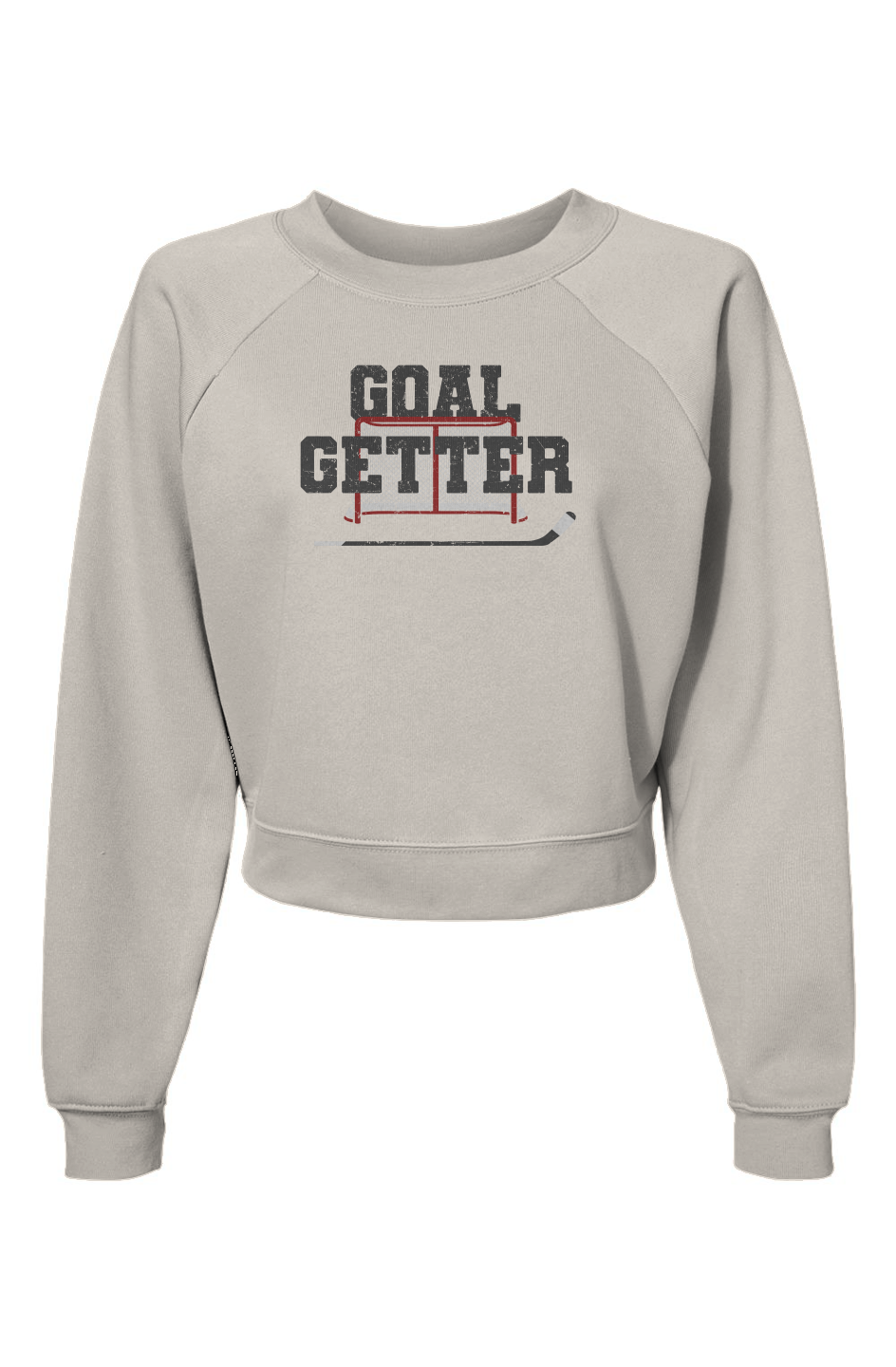 Raglan Rival Goal Getter Pullover Vintage White | Barn Garb Hockey Threads