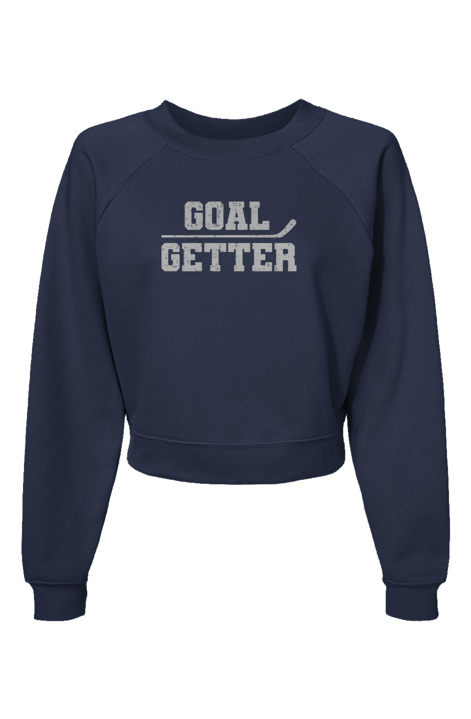 Raglan Rival Goal Getter Stick Pullover Navy Blue | Barn Garb Hockey Threads