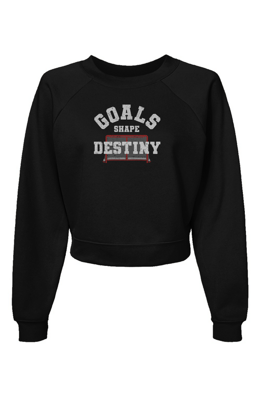 Raglan Rival Goals Shape Destiny Net Pullover Black | Barn Garb Hockey Threads