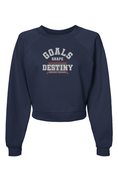 Raglan Rival Goals Shape Destiny Net Pullover Navy Blue | Barn Garb Hockey Threads