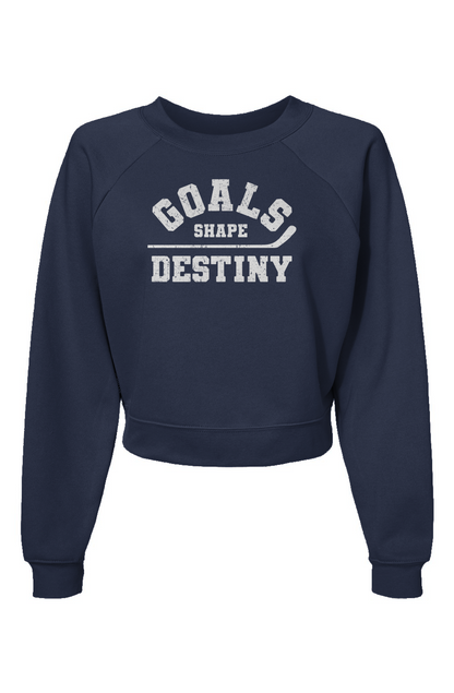 Raglan Rival Goals Shape Destiny Pullover Navy Blue | Barn Garb Hockey Threads