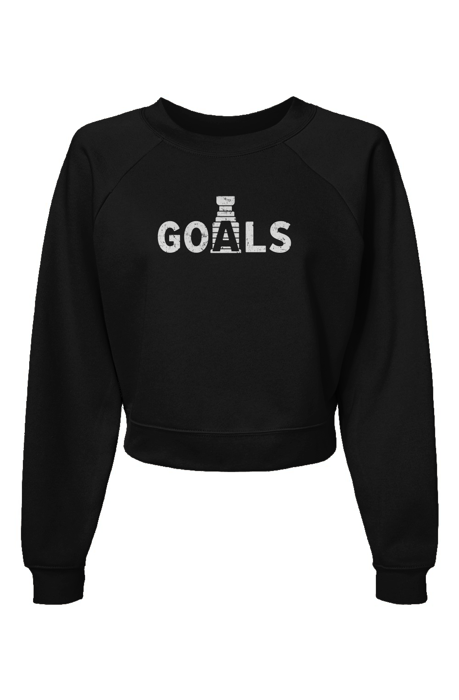 Raglan Rival Goals Stanley Cup Pullover Black | Barn Garb Hockey Threads