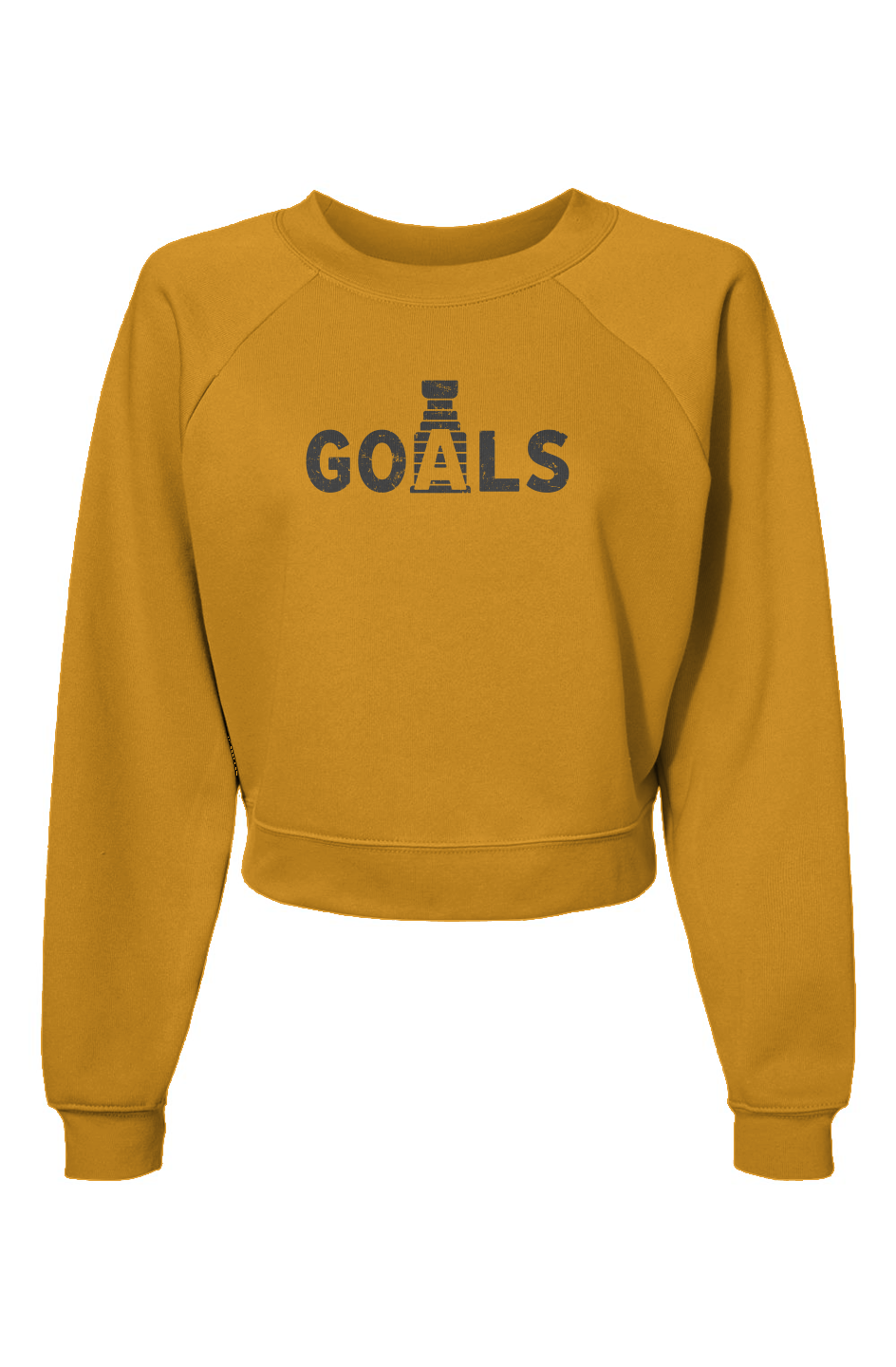 Raglan Rival Goals Stanley Cup Pullover Heather Mustard | Barn Garb Hockey Threads