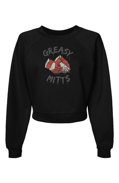 Raglan Rival Greasy Mitts Pullover Black | Barn Garb Hockey Threads