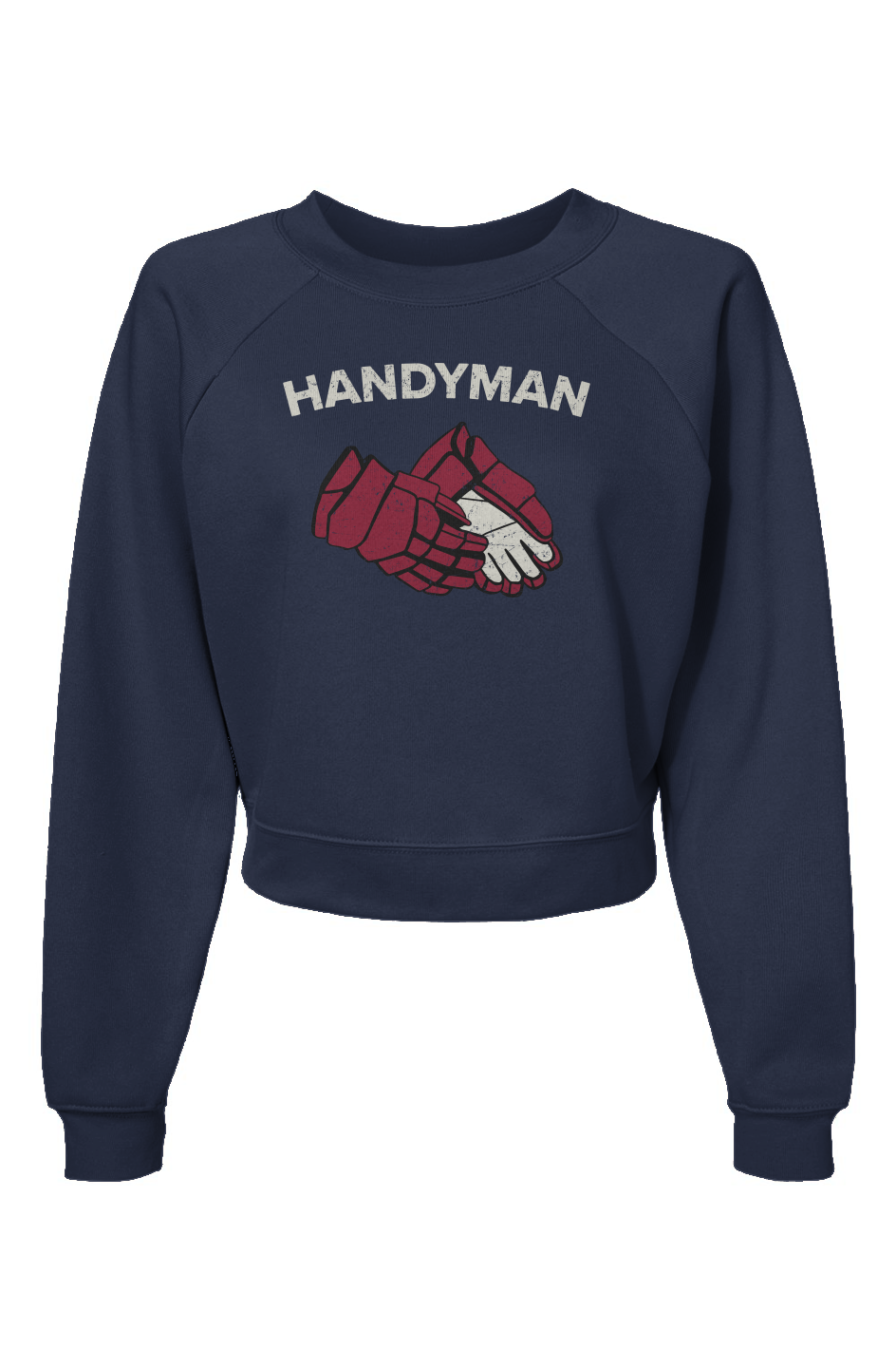 Raglan Rival Handyman Pullover Navy Blue | Barn Garb Hockey Threads
