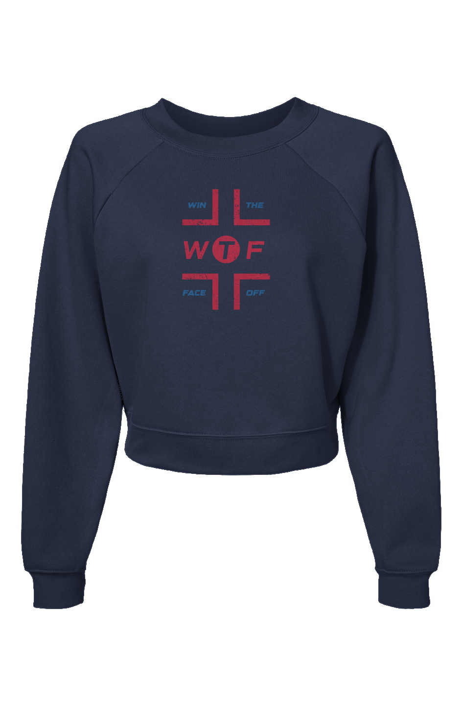 Raglan Rival Hash Clash Pullover Fleece Navy Blue | Barn Garb Hockey Threads