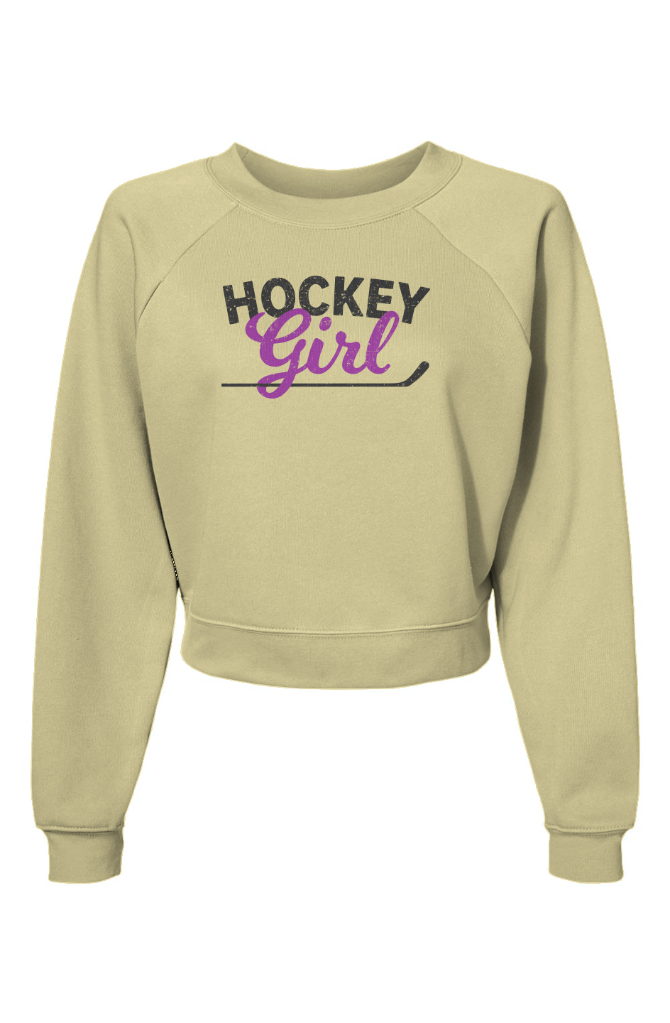 Raglan Rival Hockey Girl Pullover French Vanilla | Barn Garb Hockey Threads