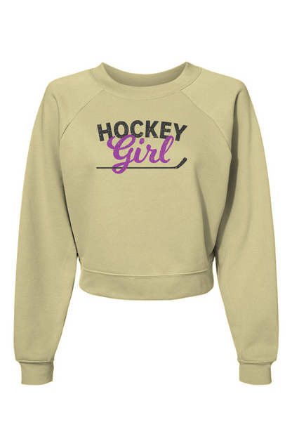 Raglan Rival Hockey Girl Pullover French Vanilla | Barn Garb Hockey Threads