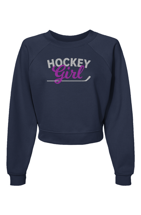 Raglan Rival Hockey Girl Pullover Navy Blue | Barn Garb Hockey Threads