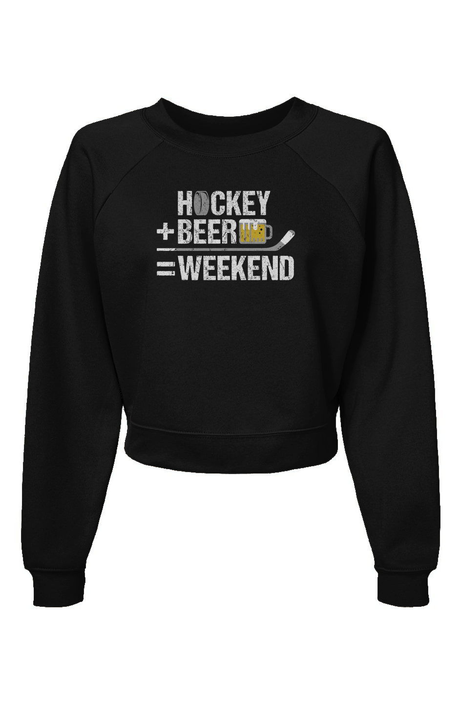 Raglan Rival Hockey Math Pullover Black | Barn Garb Hockey Threads