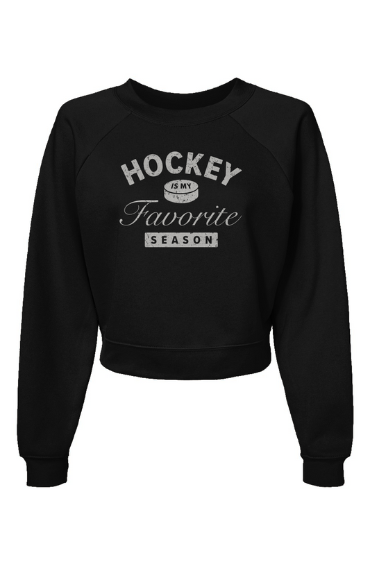 Raglan Rival Hockey is My Favorite Season Pullover Black | Barn Garb Hockey Threads