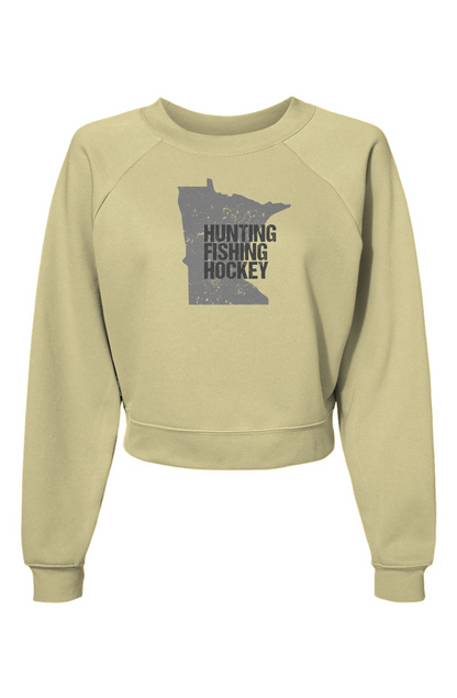 Raglan Rival Hunting Fishing Hockey Pullover French Vanilla | Barn Garb Hockey Threads