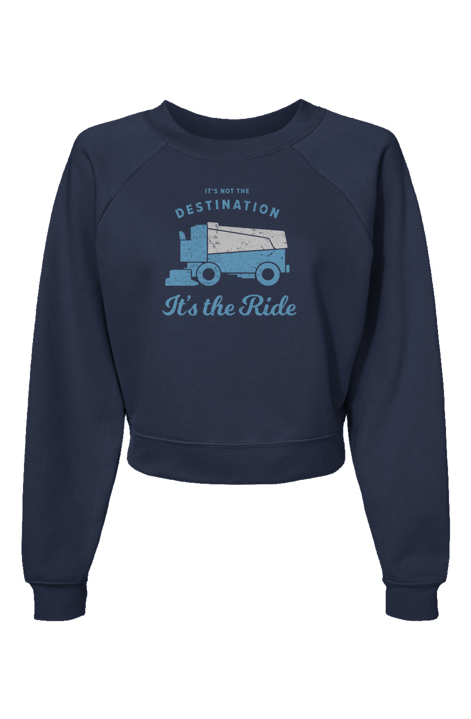 Raglan Rival It's the Ride Pullover Navy Blue | Barn Garb Hockey Threads