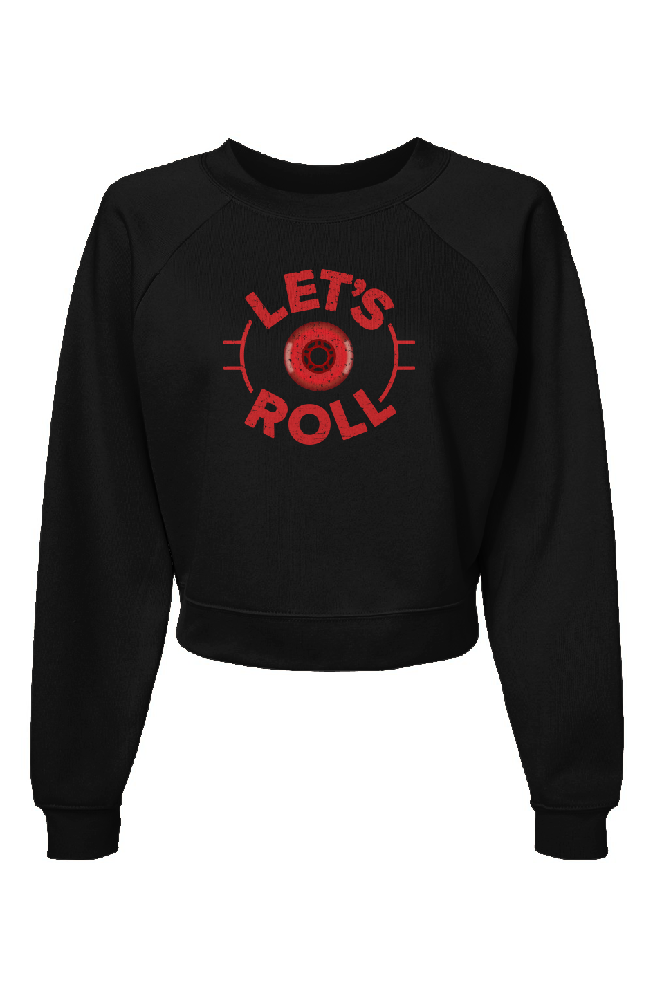 Raglan Rival Let's Roll Circle Pullover Black | Barn Garb Hockey Threads