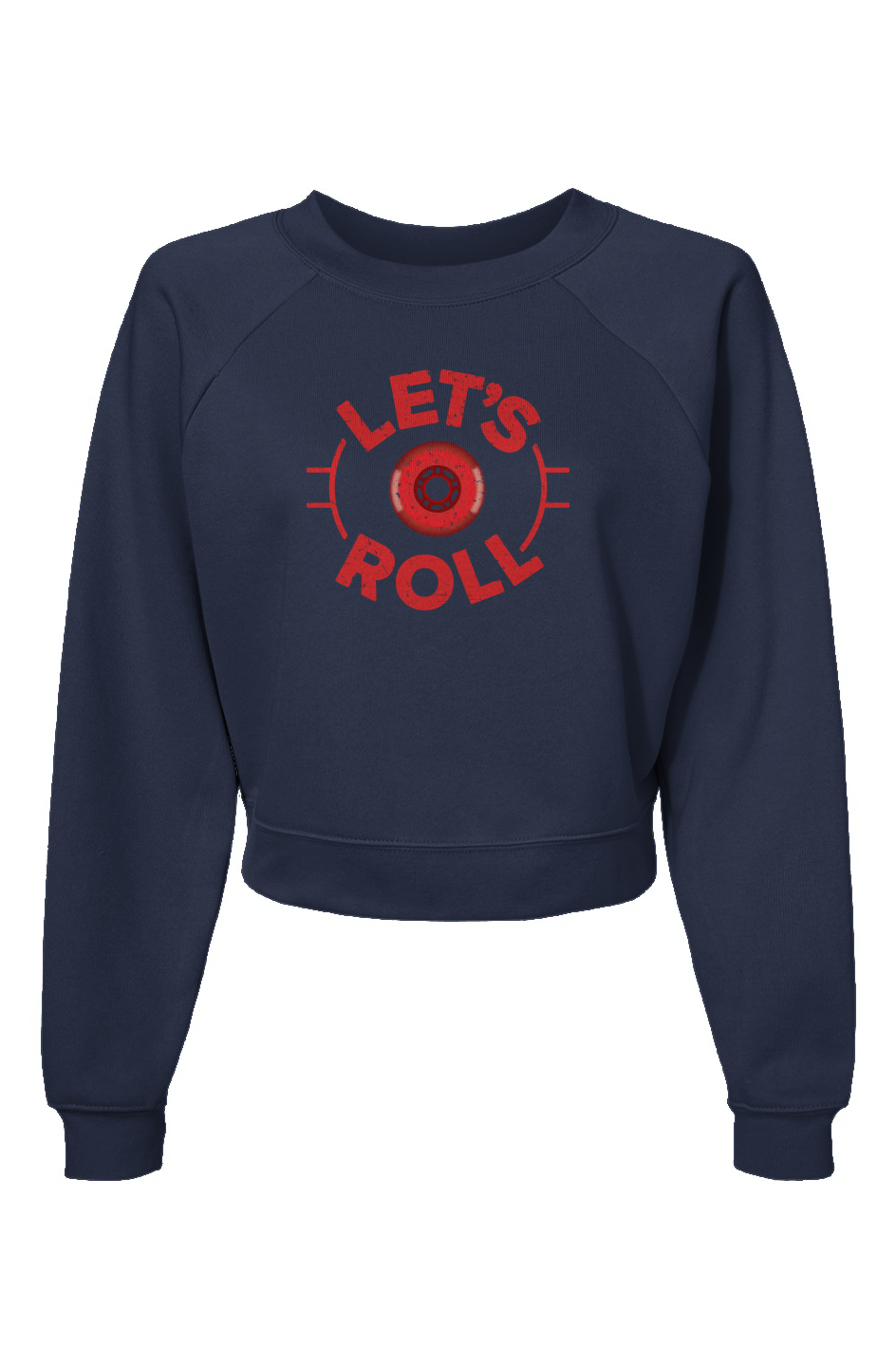 Raglan Rival Let's Roll Circle Pullover Navy Blue | Barn Garb Hockey Threads