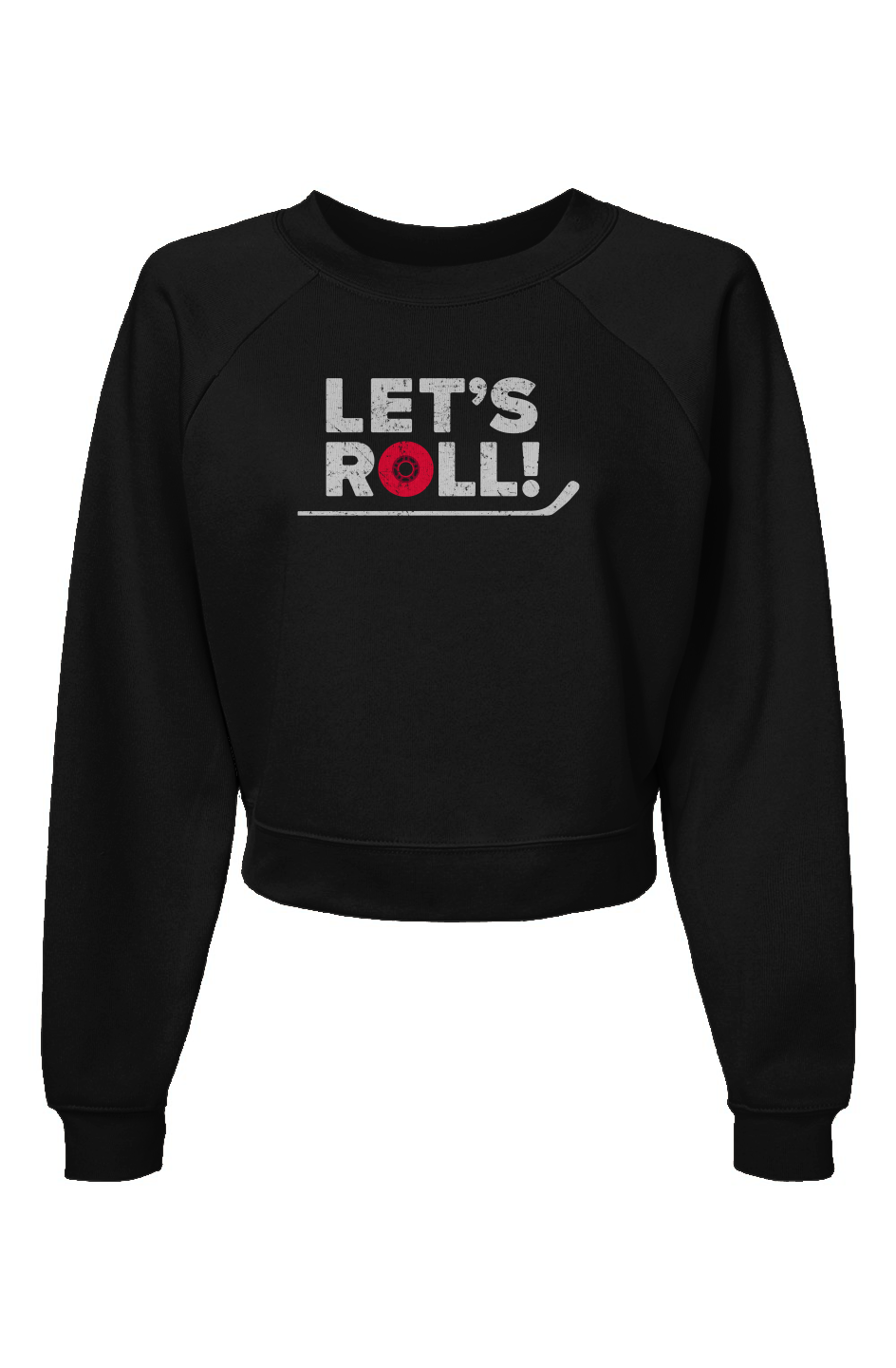 Raglan Rival Let's Roll Pullover Black | Barn Garb Hockey Threads