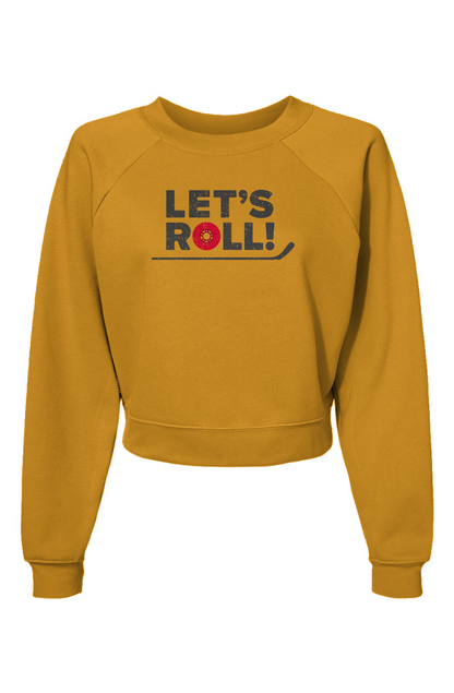 Raglan Rival Let's Roll Pullover Heather Mustard | Barn Garb Hockey Threads