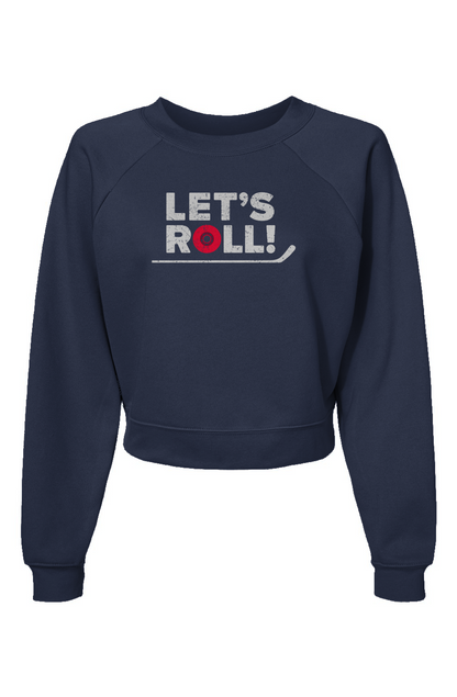 Raglan Rival Let's Roll Pullover Navy Blue | Barn Garb Hockey Threads
