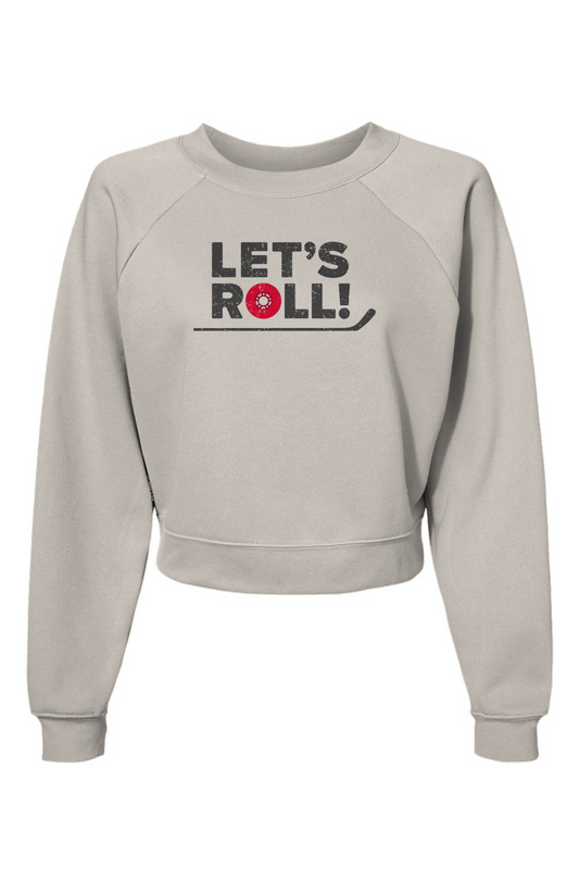 Raglan Rival Let's Roll Pullover Vintage White | Barn Garb Hockey Threads