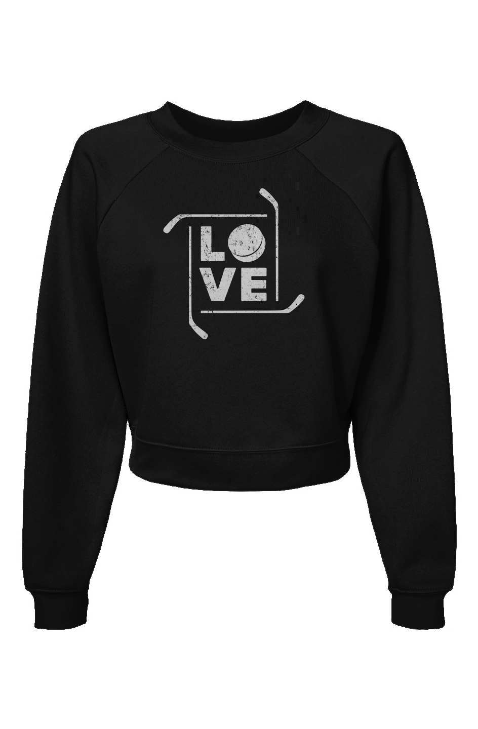 Raglan Rival Love the Game Pullover Black | Barn Garb Hockey Threads