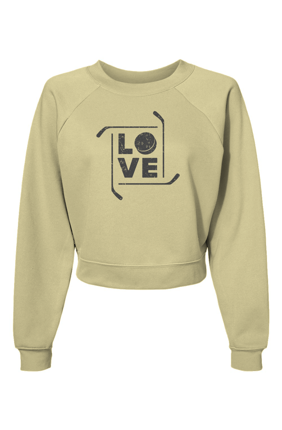 Raglan Rival Love the Game Pullover French Vanilla | Barn Garb Hockey Threads