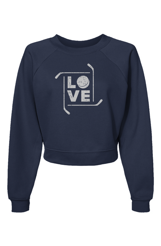 Raglan Rival Love the Game Pullover Navy Blue | Barn Garb Hockey Threads