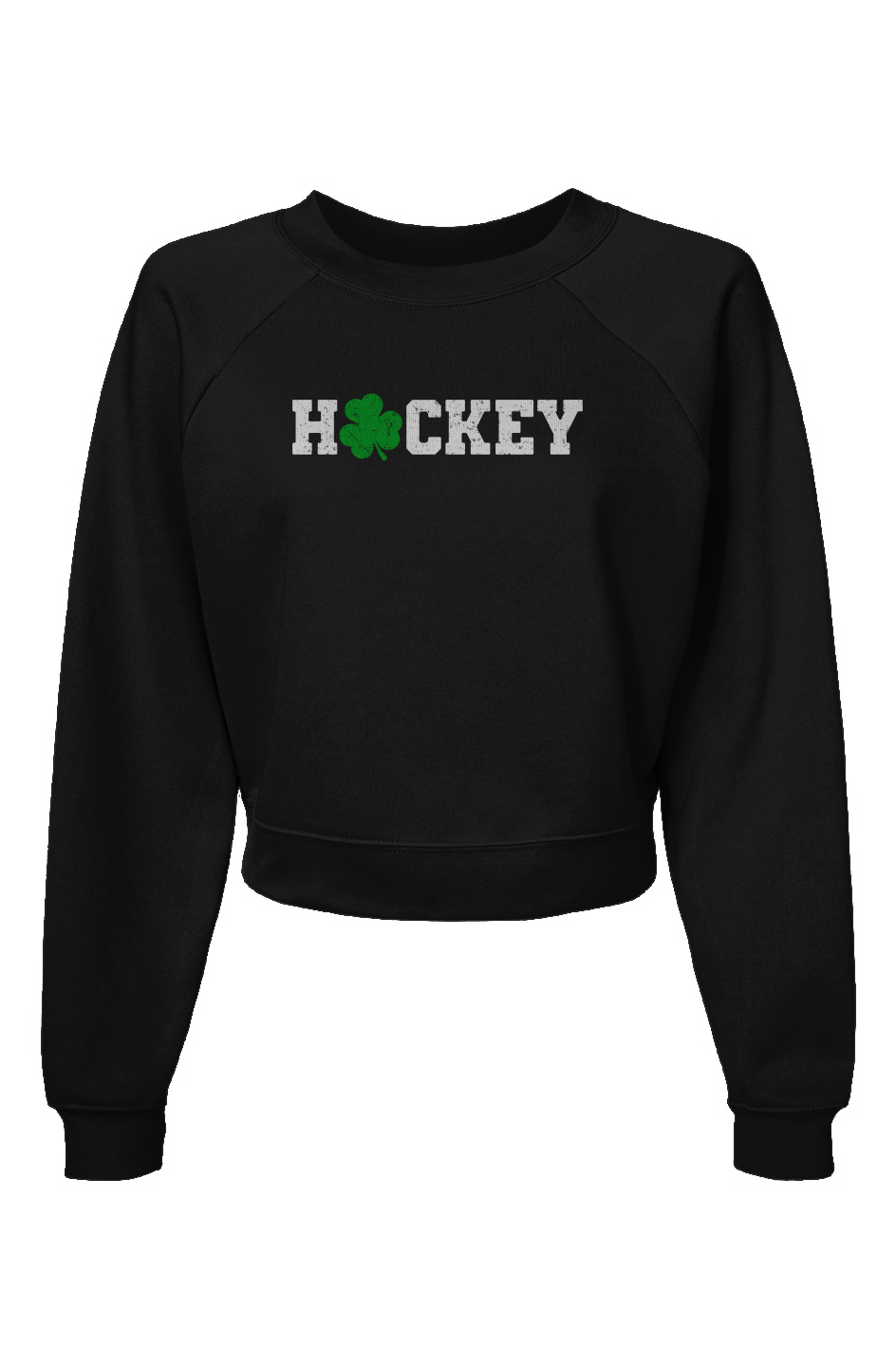 Raglan Rival Lucky Shammy Pullover Black | Barn Garb Hockey Threads