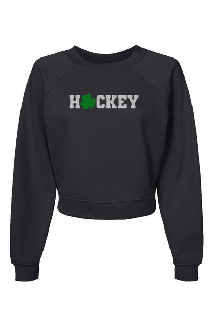 Raglan Rival Lucky Shammy Pullover Charcoal | Barn Garb Hockey Threads