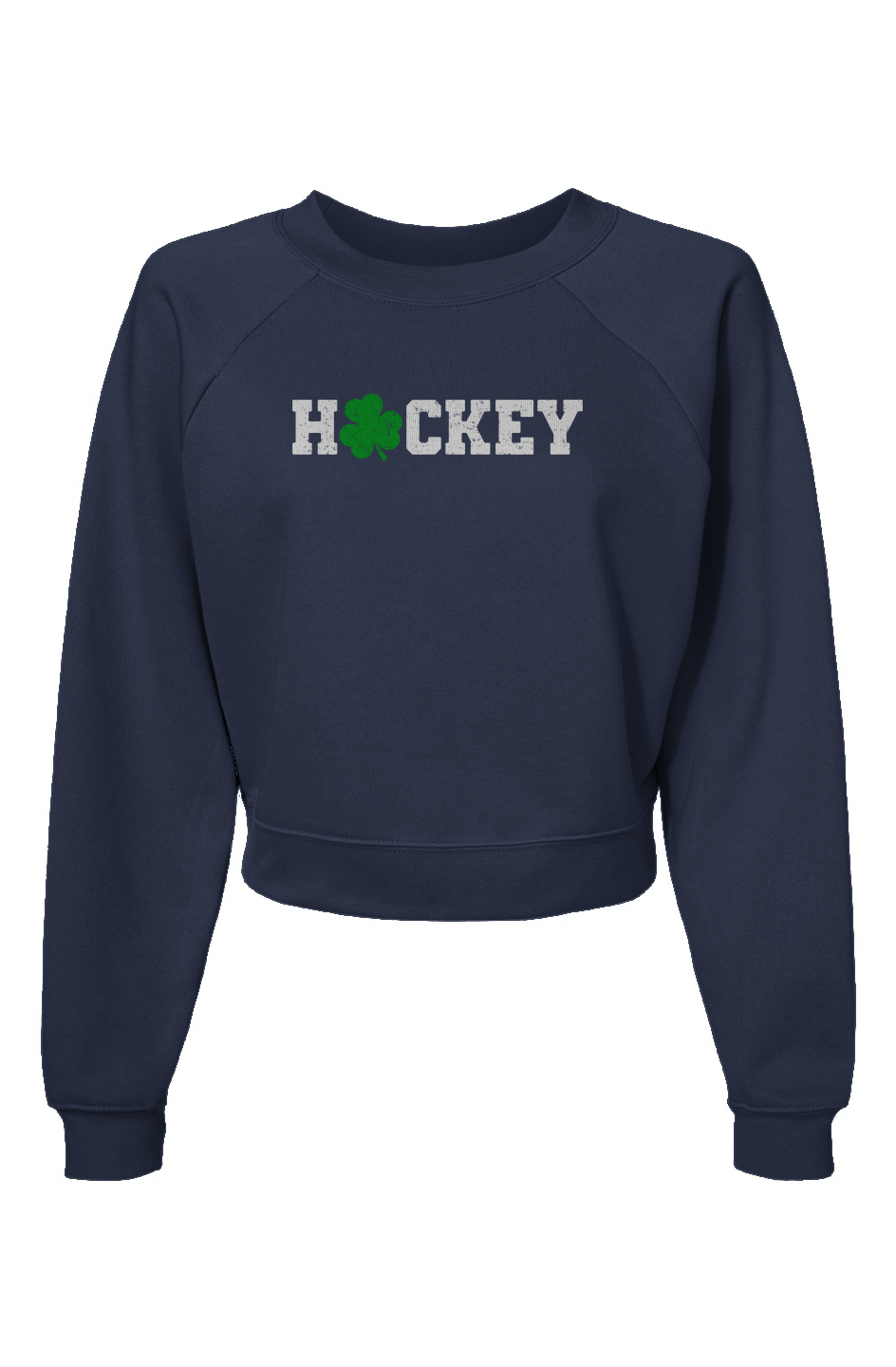 Raglan Rival Lucky Shammy Pullover Navy Blue | Barn Garb Hockey Threads